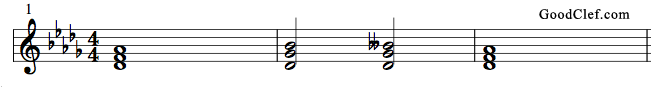 Double Flat in Db Major