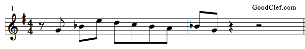 Flat Accidentals in the Key of G Major